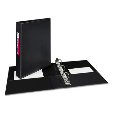 Avery® Mini Size Durable Non-view Binder With Round Rings, 3 Rings, 1" Capacity, 8.5 X 5.5, Black freeshipping - TVN Wholesale